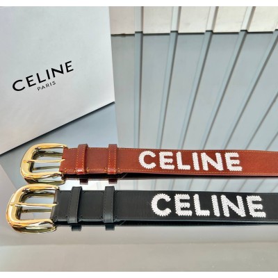 Celine Women Leather Belt
