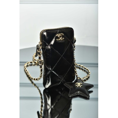 Chanel Phone Holder with Chain
