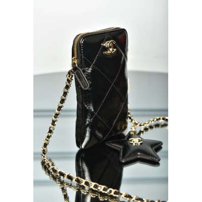 Chanel Phone Holder with Chain