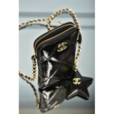 Chanel Phone Holder with Chain