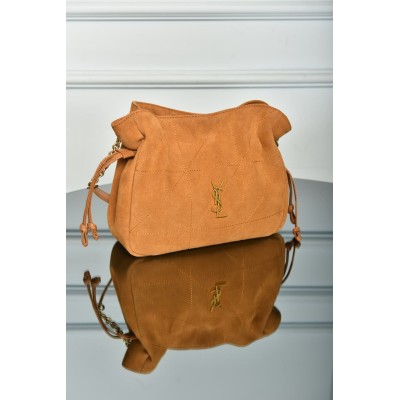 Saint Laurent Jamie Shoulder Pouch In Suede