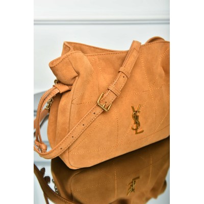 Saint Laurent Jamie Shoulder Pouch In Suede