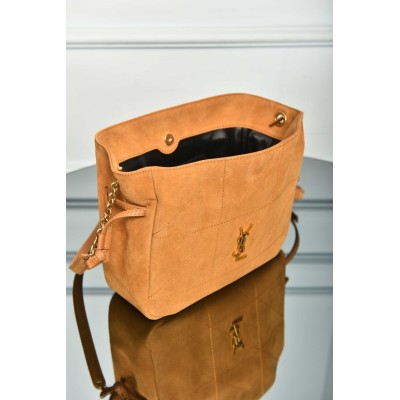 Saint Laurent Jamie Shoulder Pouch In Suede