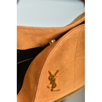 Saint Laurent Jamie Shoulder Pouch In Suede