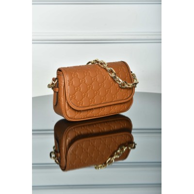 Gucci GG Emblem Shoulder Bag