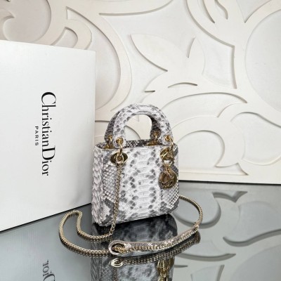 Dior Mini Lady Dior Python Bag
