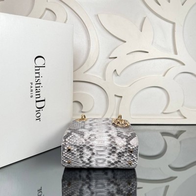 Dior Mini Lady Dior Python Bag