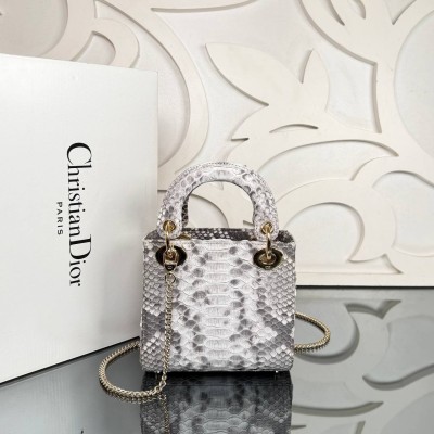Dior Mini Lady Dior Python Bag