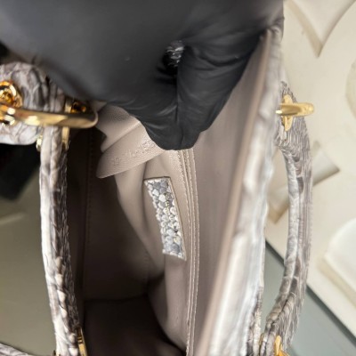 Dior Mini Lady Dior Python Bag