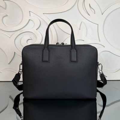 Loewe Goya Thin Briefcase In Soft Grained Calfskin