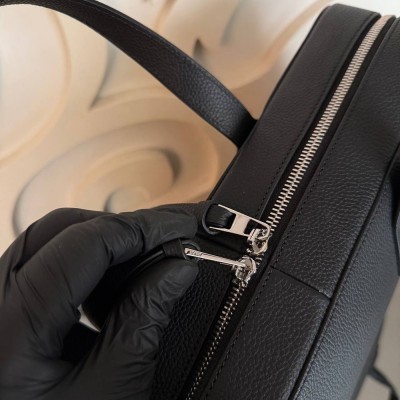 Loewe Goya Thin Briefcase In Soft Grained Calfskin