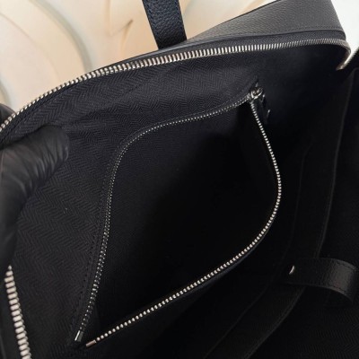 Loewe Goya Thin Briefcase In Soft Grained Calfskin