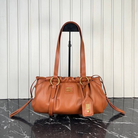 Miu Miu Joie Nappa Leather Shoulder Bag