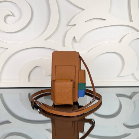 Hermes Epsom Phone Case Crossbody Bag