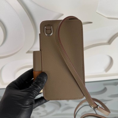 Hermes Epsom Phone Case Crossbody Bag
