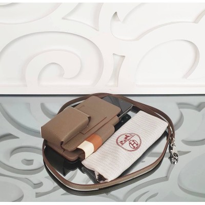Hermes Epsom Phone Case Crossbody Bag