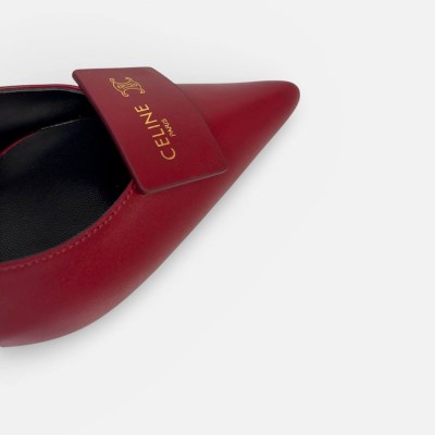 Celine Signature Slingback In Lambskin