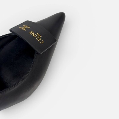 Celine Signature Slingback In Lambskin