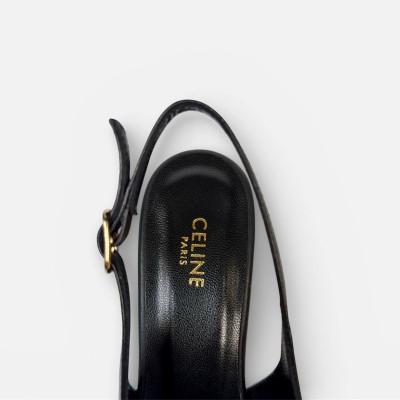 Celine Signature Slingback In Lambskin