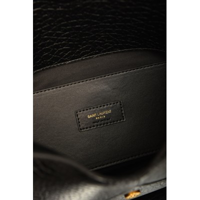 Saint Laurent Cassandre Pouch on Chain In Lambskin