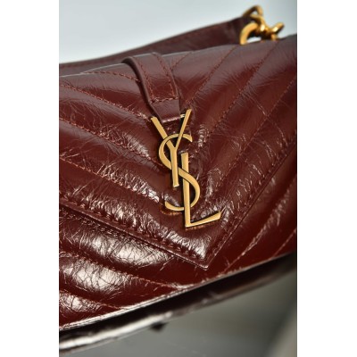 Saint Laurent College Mini In Shiny Leather