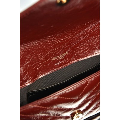 Saint Laurent College Mini In Shiny Leather