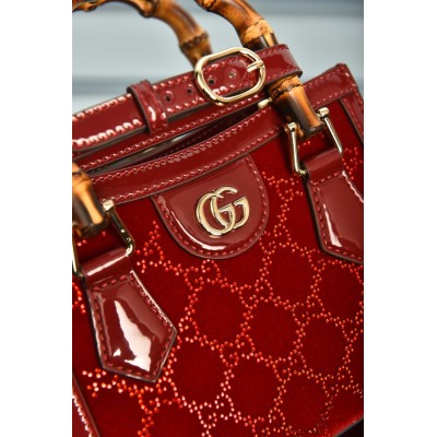 Gucci Diana Crystals Small Tote Bag