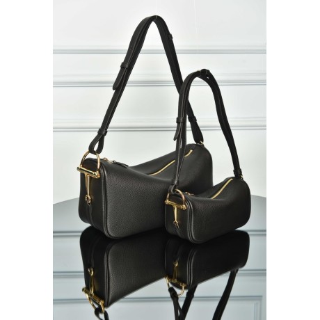 Gucci Half Horsebit Medium Shoulder Bag