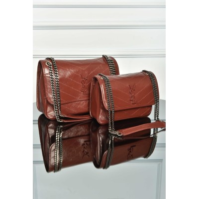 Saint Laurent Niki Medium In Grained Lambskin