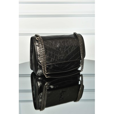 Saint Laurent Niki Medium In Grained Lambskin