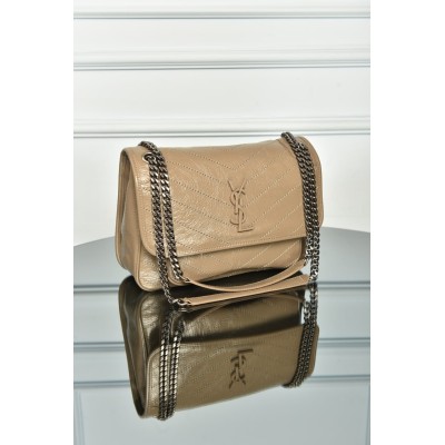 Saint Laurent Niki Medium In Grained Lambskin