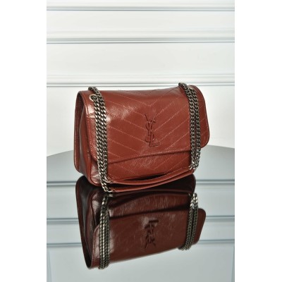 Saint Laurent Niki Medium In Grained Lambskin