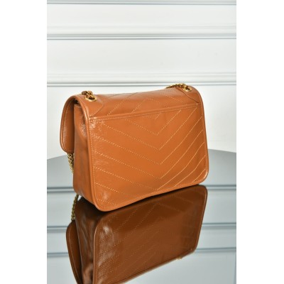 Saint Laurent Niki Medium In Grained Lambskin