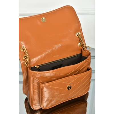 Saint Laurent Niki Medium In Grained Lambskin