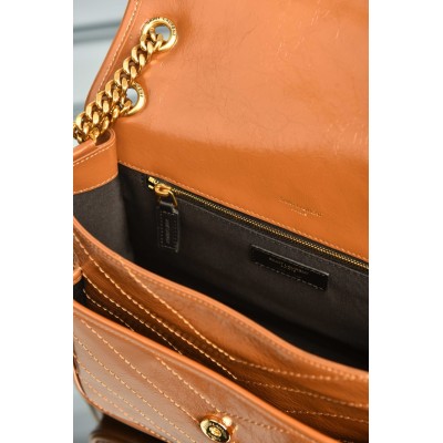 Saint Laurent Niki Medium In Grained Lambskin