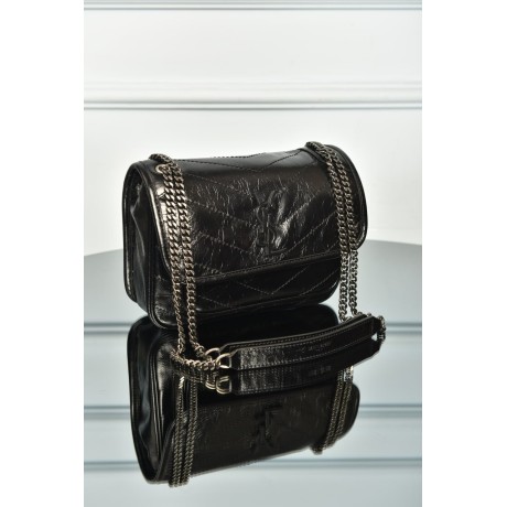 Saint Laurent Niki Small In Grained Lambskin