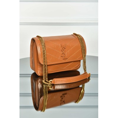 Saint Laurent Niki Small In Grained Lambskin