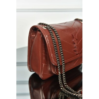 Saint Laurent Niki Small In Grained Lambskin