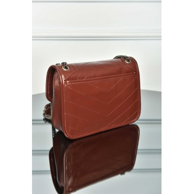 Saint Laurent Niki Small In Grained Lambskin