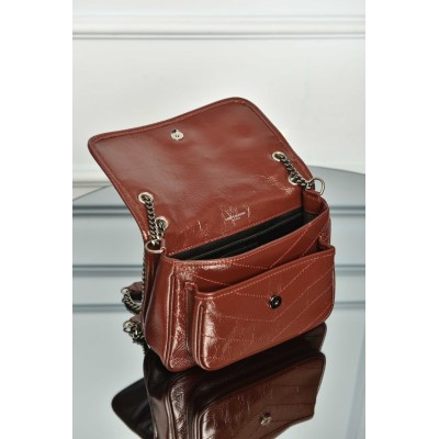 Saint Laurent Niki Small In Grained Lambskin