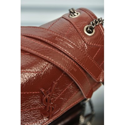 Saint Laurent Niki Small In Grained Lambskin