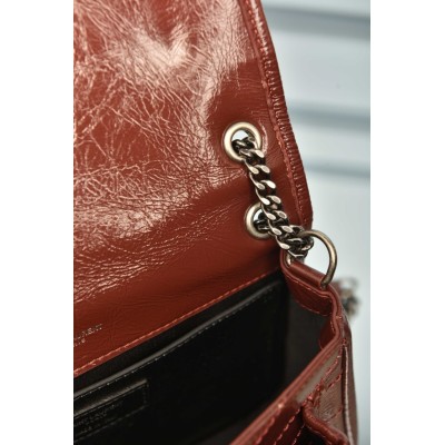 Saint Laurent Niki Small In Grained Lambskin