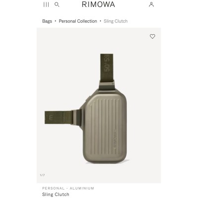 Rimowa Personal Aluminium Sling Clutch