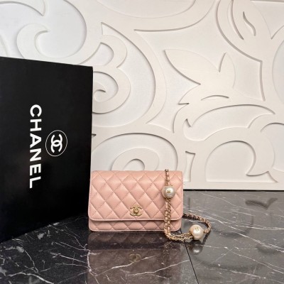 Chanel Wallet on A Chain Pearl Strap