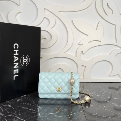 Chanel Wallet on A Chain Pearl Strap