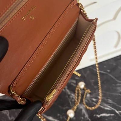 Chanel Wallet on A Chain Pearl Strap