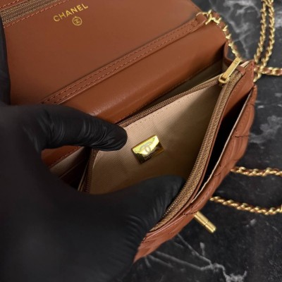 Chanel Wallet on A Chain Pearl Strap