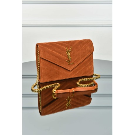 Saint Laurent Cassandre Envelope Chain Wallet