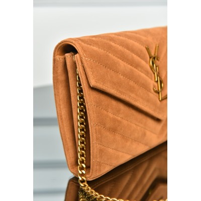 Saint Laurent Cassandre Envelope Chain Wallet