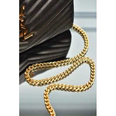 Saint Laurent Cassandre Envelope Chain Wallet